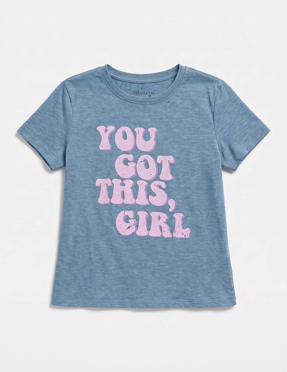 Playera manga corta para niña 2