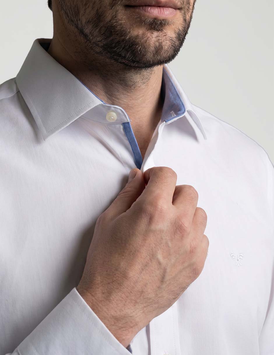Camisa chaps manga larga para hombre 3