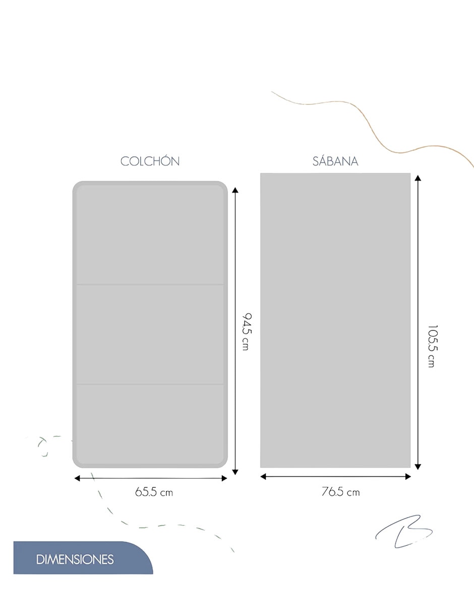 Colchón para cuna confort suave 2