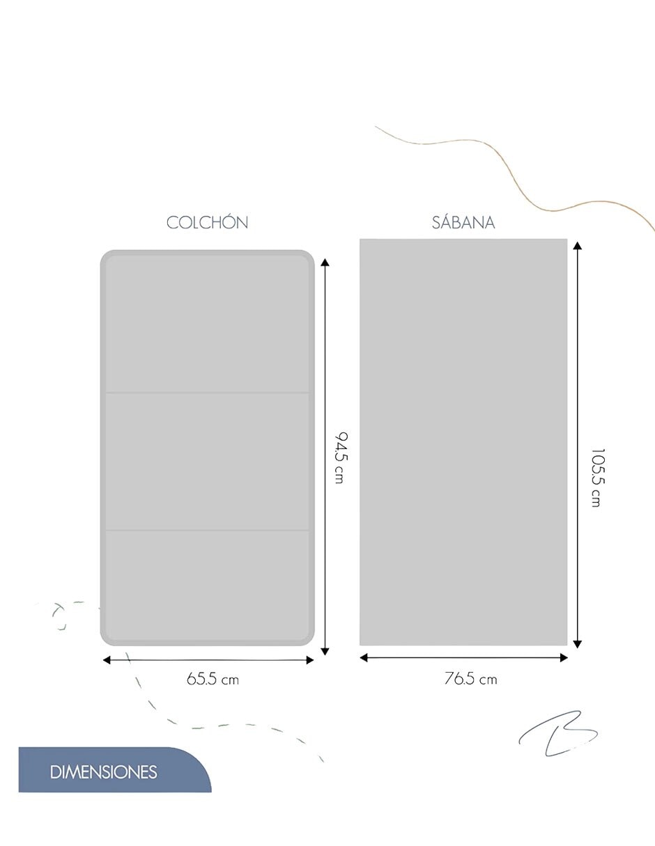 Colchón portátil confort suave 6