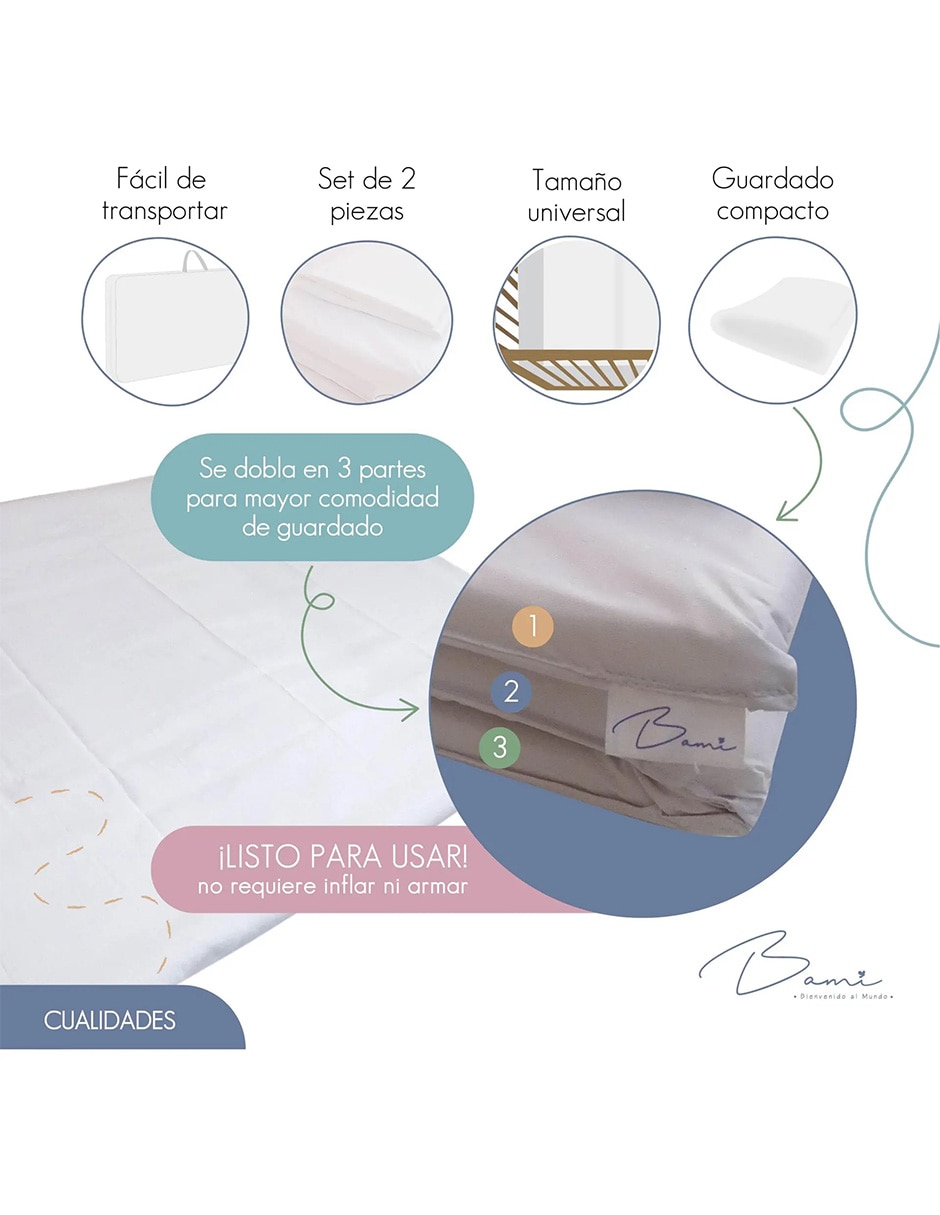 Colchón portátil confort suave 2