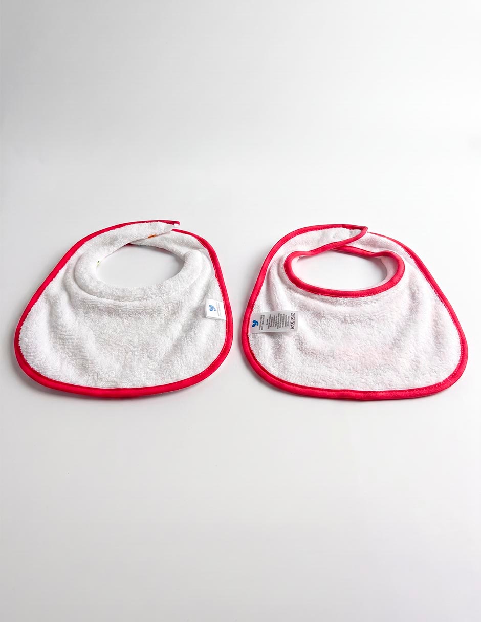 Set babero de algodón 2 piezas