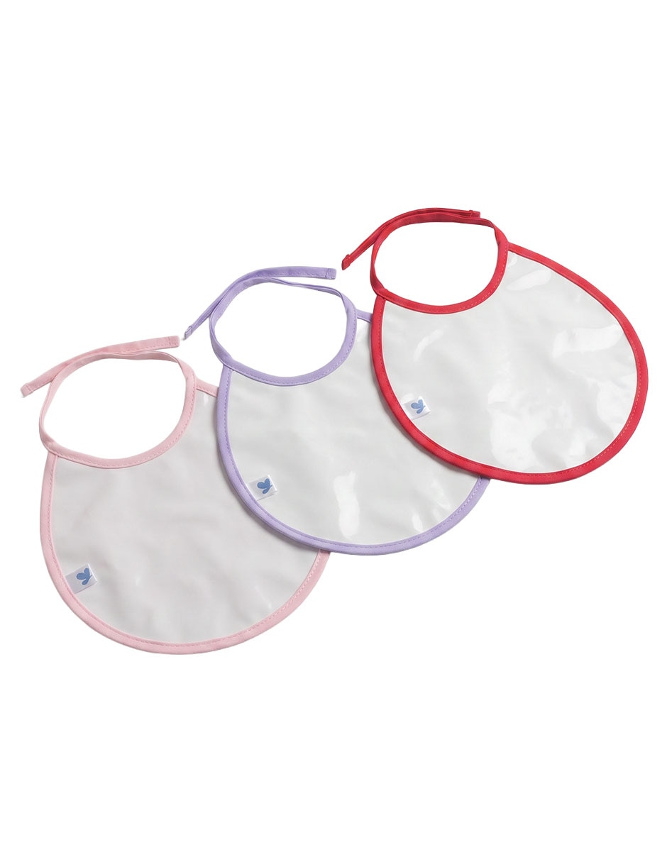 Set babero de algodón 3 piezas Set babero de algodón 3 piezas