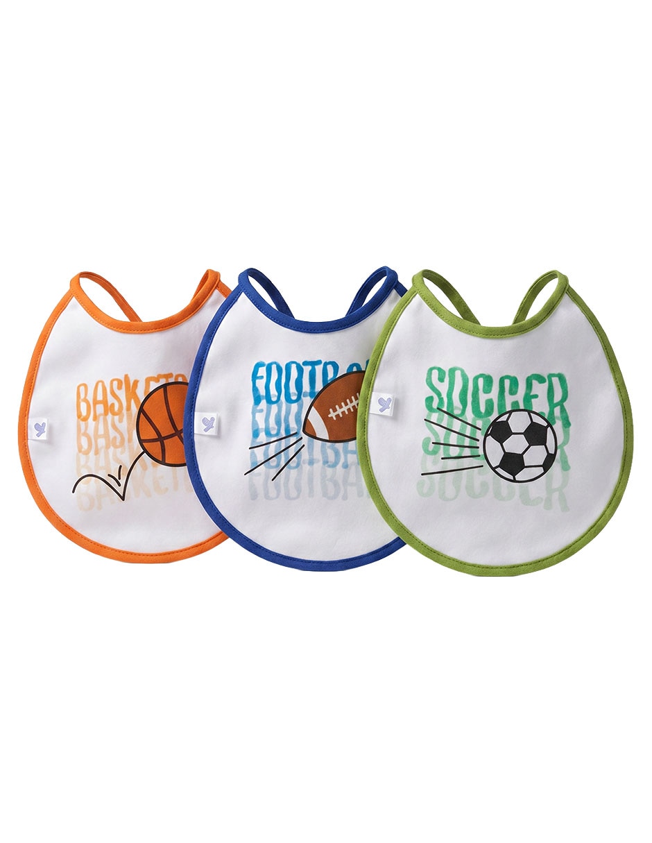 Set babero new baby 3 piezas