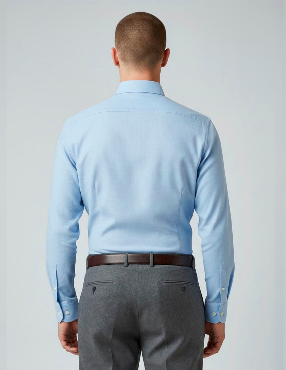 Camisa de vestir manga larga para hombre 2