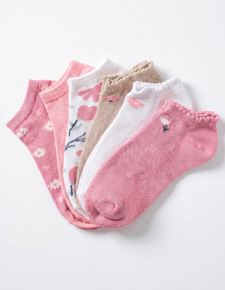 Set de tín weekend para mujer 6 pares