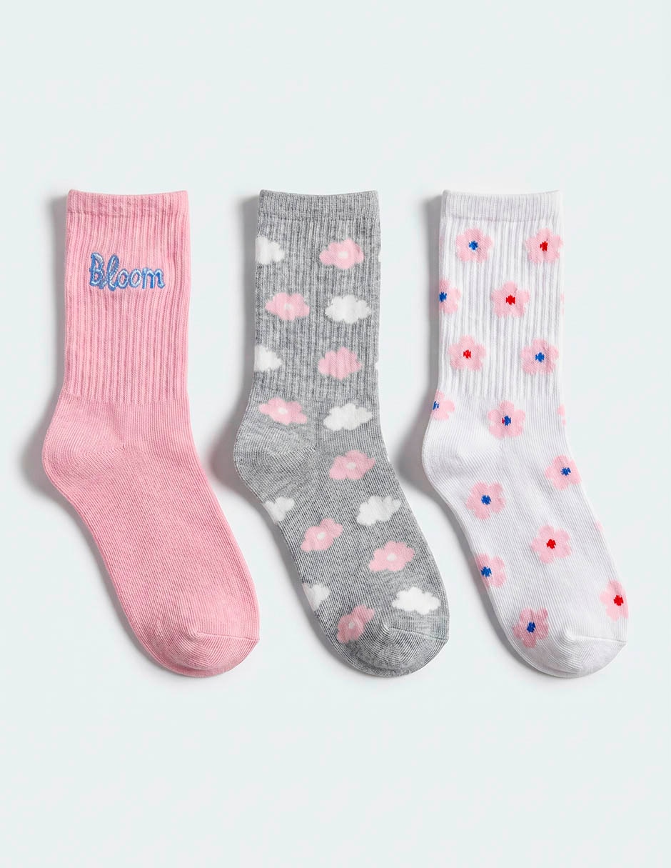 Set de calcetín non stop para mujer 3 pares