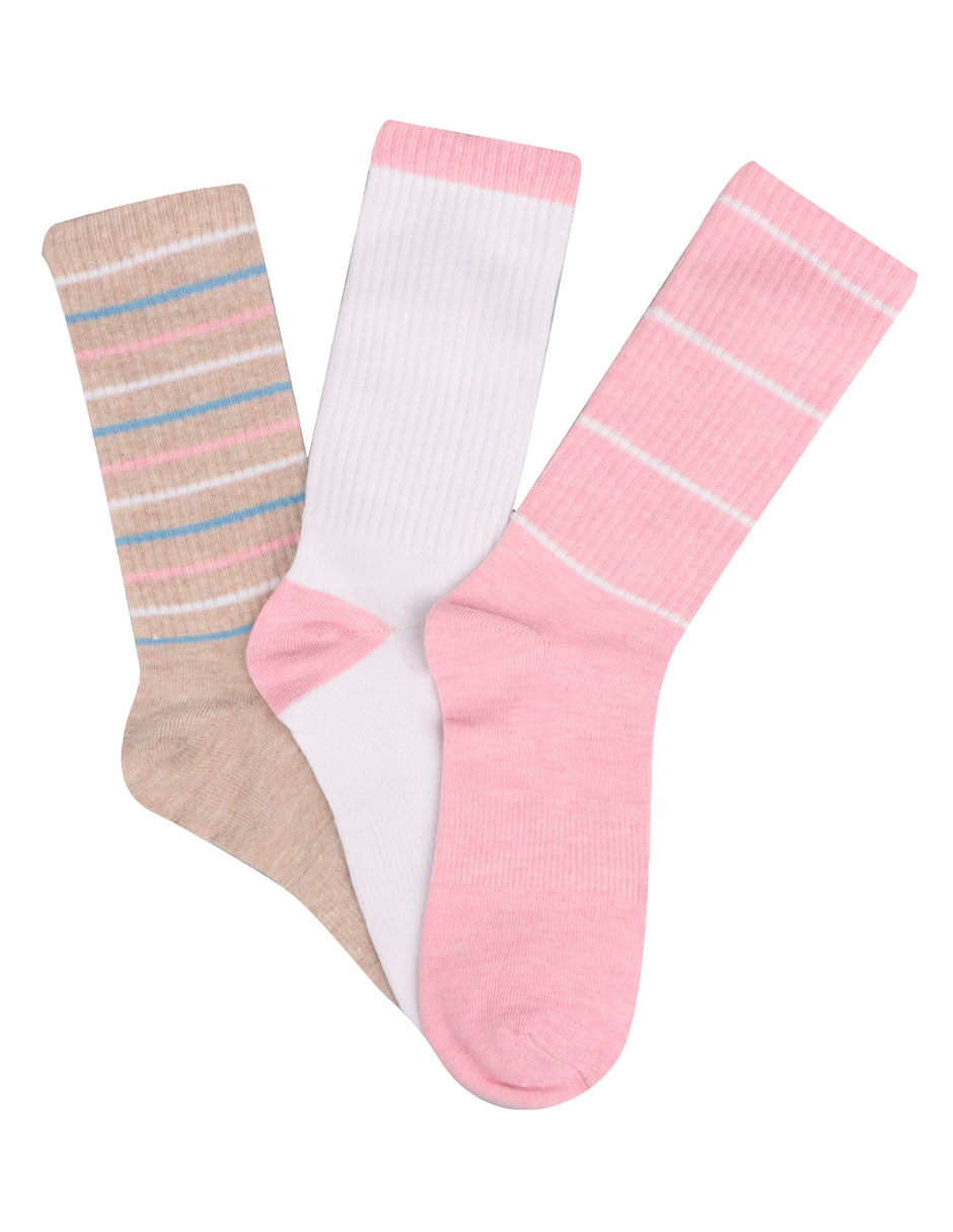 Set calceta para mujer 3 pares Set calceta para mujer 3 pares