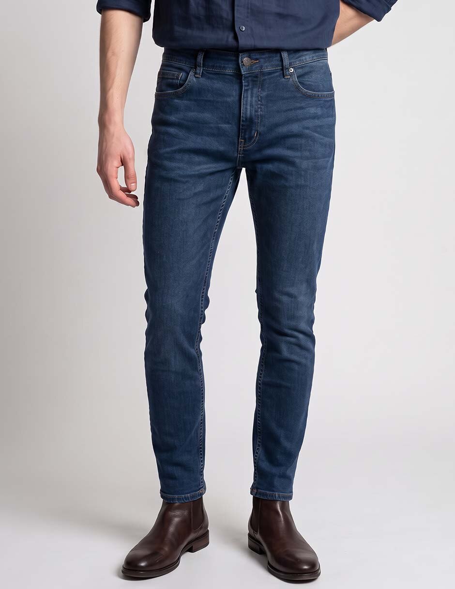 Jeans Skinny lavado obscuro para hombre Jeans Skinny lavado obscuro para hombre