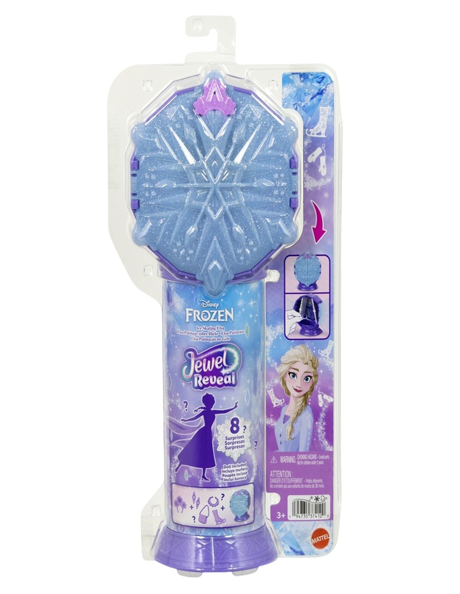 Muñeca frozen elsa patín 4