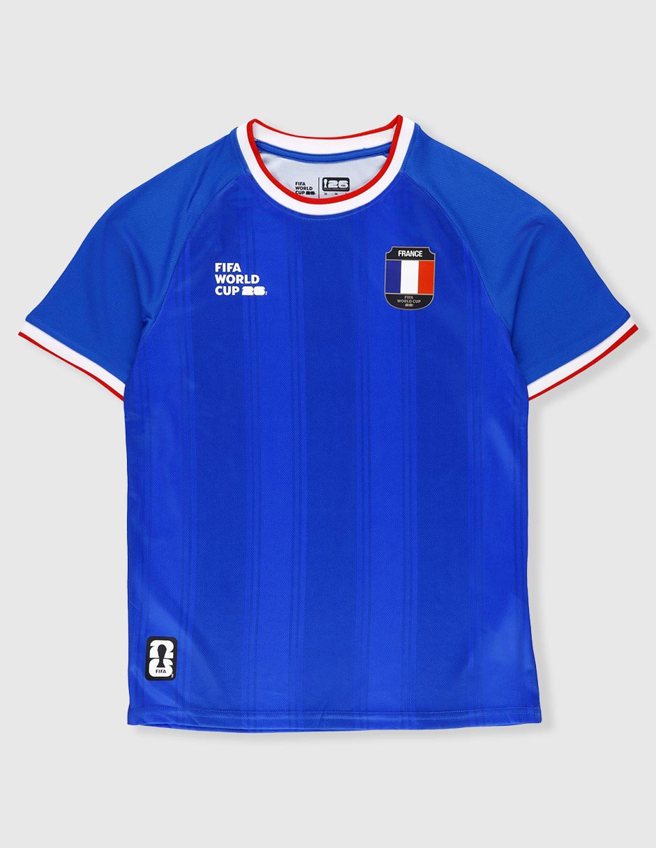 Playera deportiva selección de fútbol de francia para niño 2