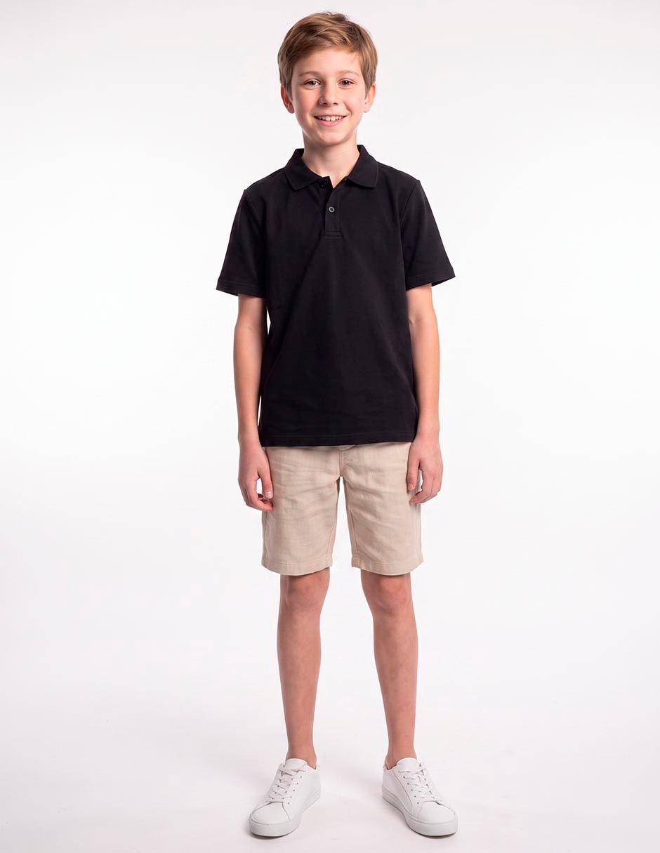 Playera manga corta para niño