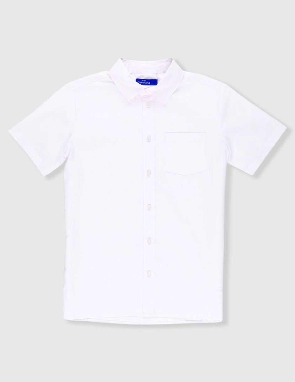 Camisa casual manga corta para niño 4