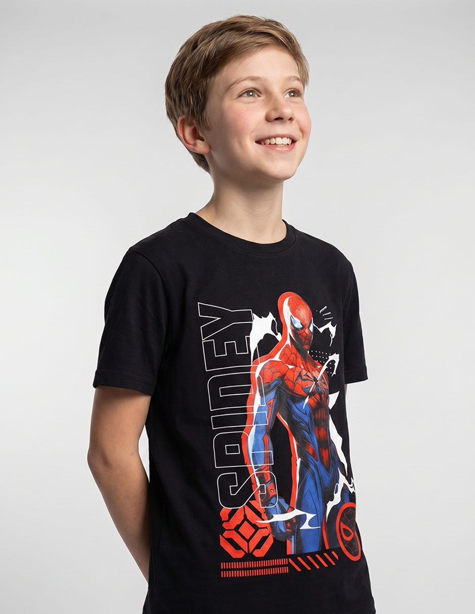 Playera spidey manga corta para niño Playera spidey manga corta para niño