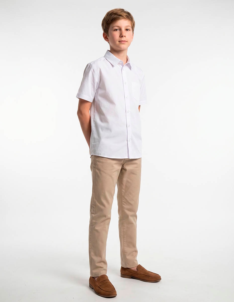 Camisa casual manga corta para niño Camisa casual manga corta para niño