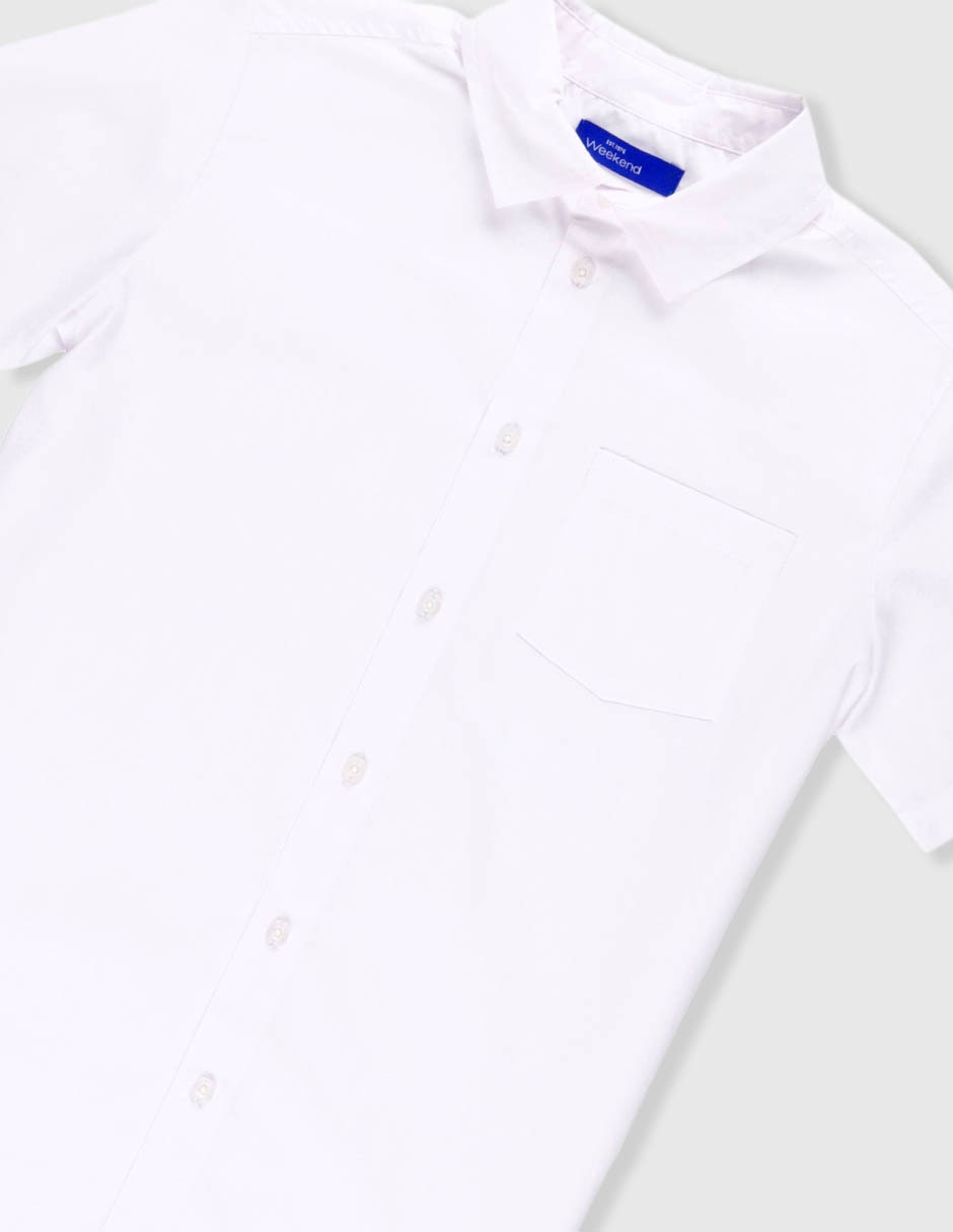 Camisa casual manga corta para niño 4