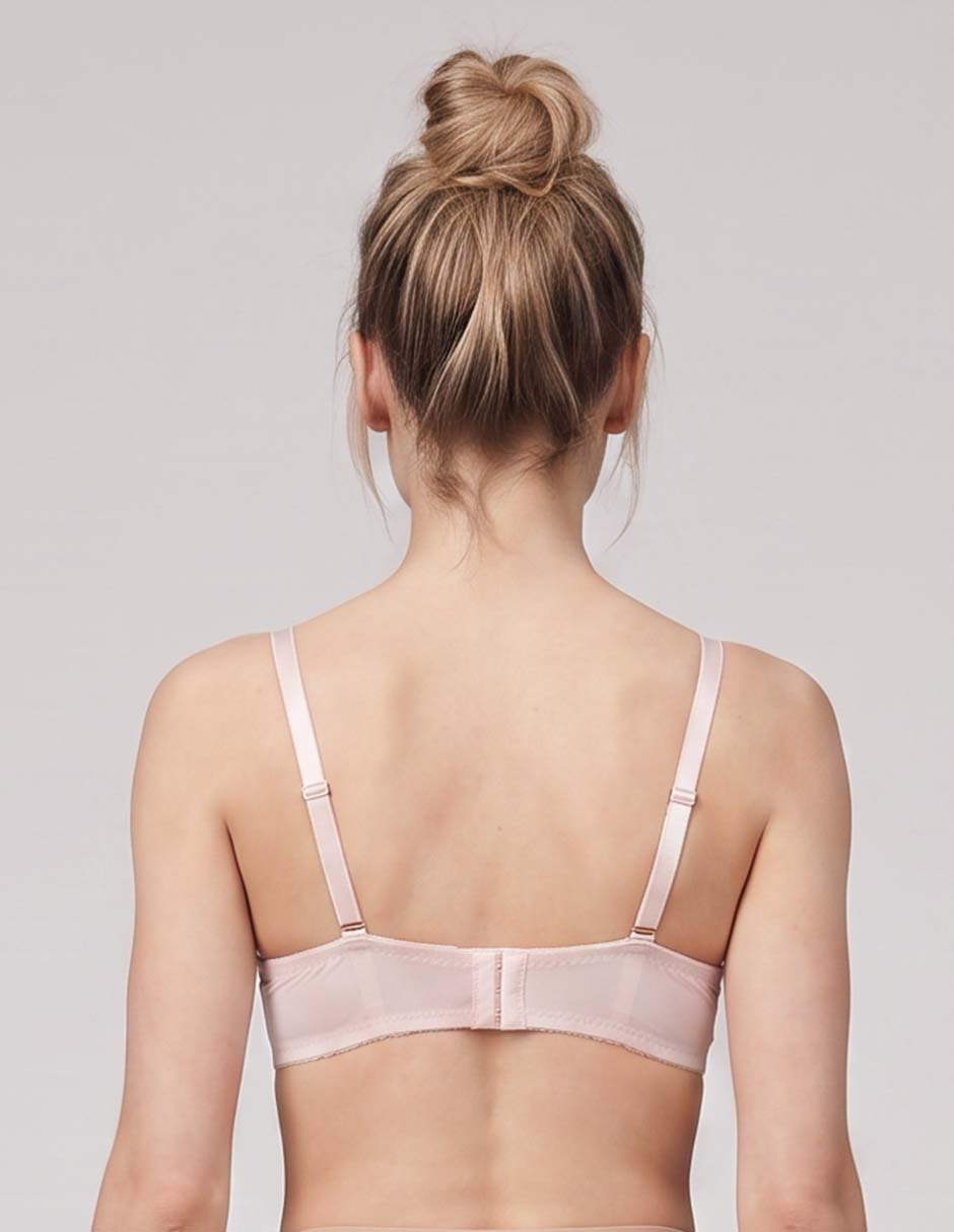 Brassiere demi copa preformada para mujer 2