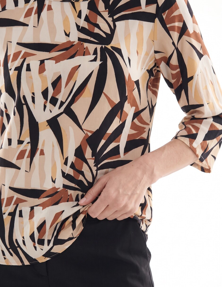 Blusa manga 3/4 para mujer 4