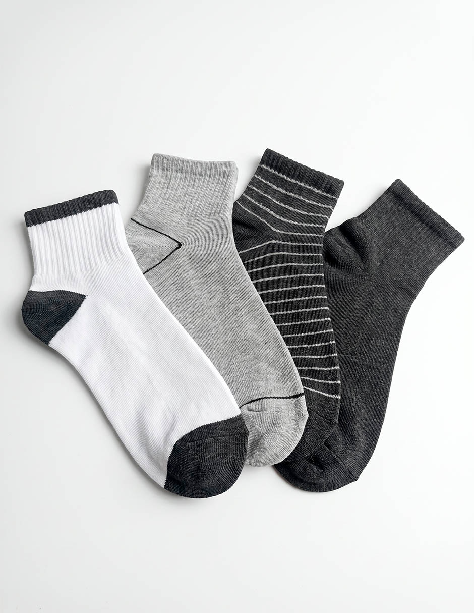 Set de tín para hombre 4 pares