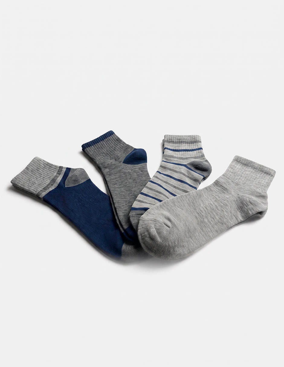 Set de tín para hombre 4 pares
