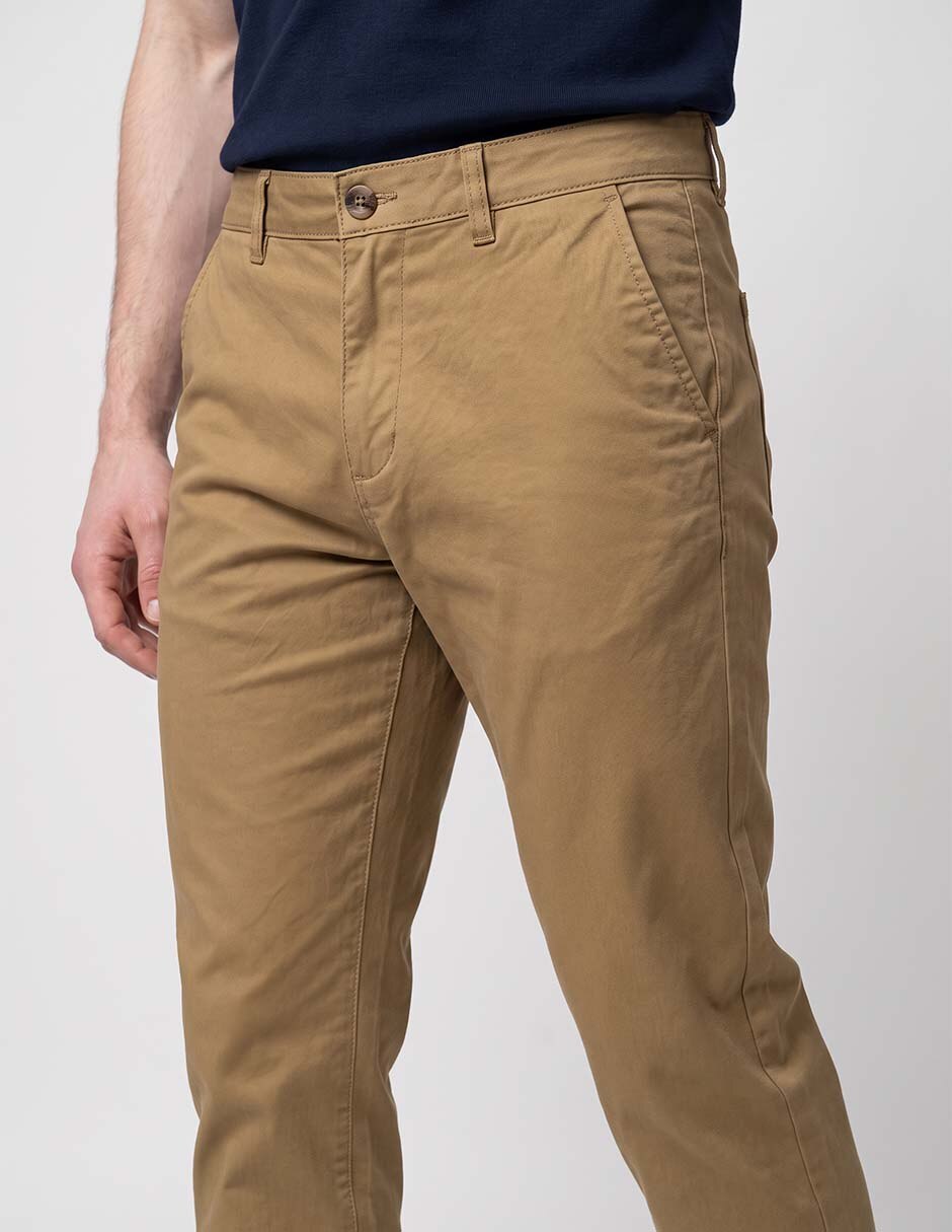 Pantalón casual chino slim contempo para hombre