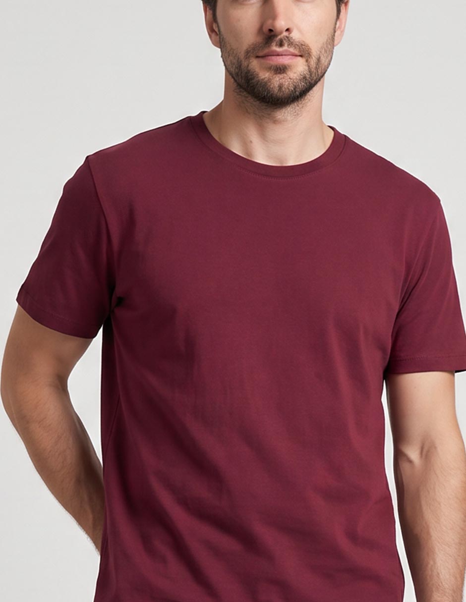 Playera cuello redondo para hombre 2