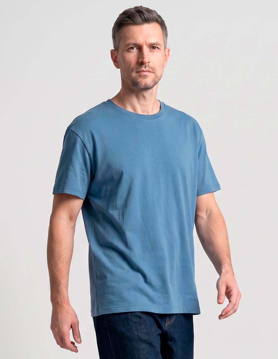 Playera cuello redondo para hombre 1