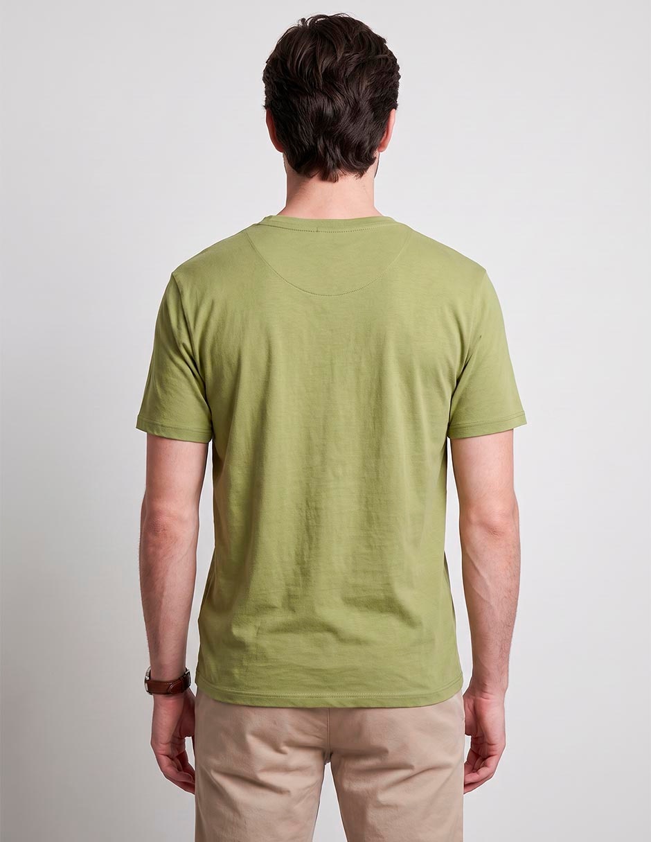 Playera cuello redondo para hombre 2
