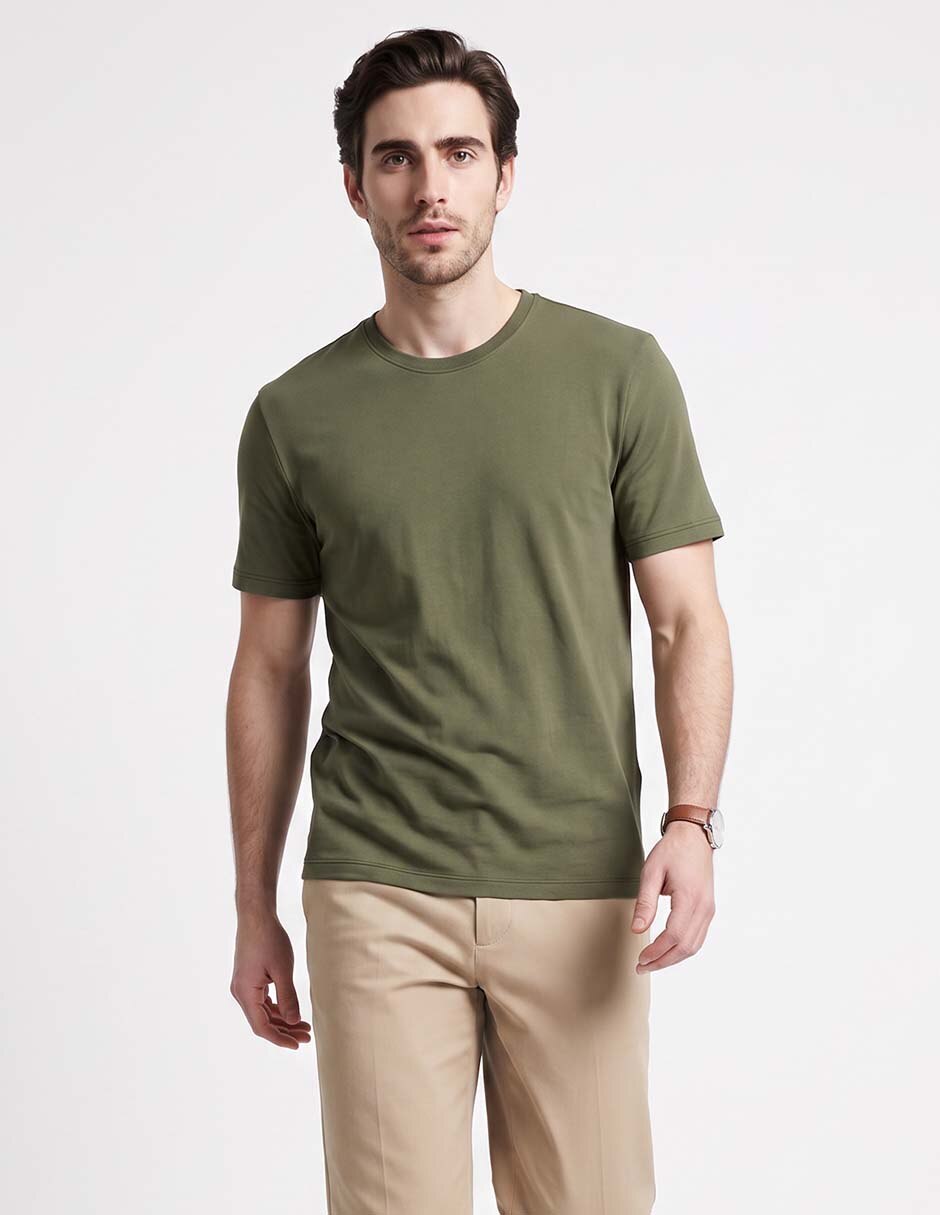Playera cuello redondo para hombre Playera cuello redondo para hombre