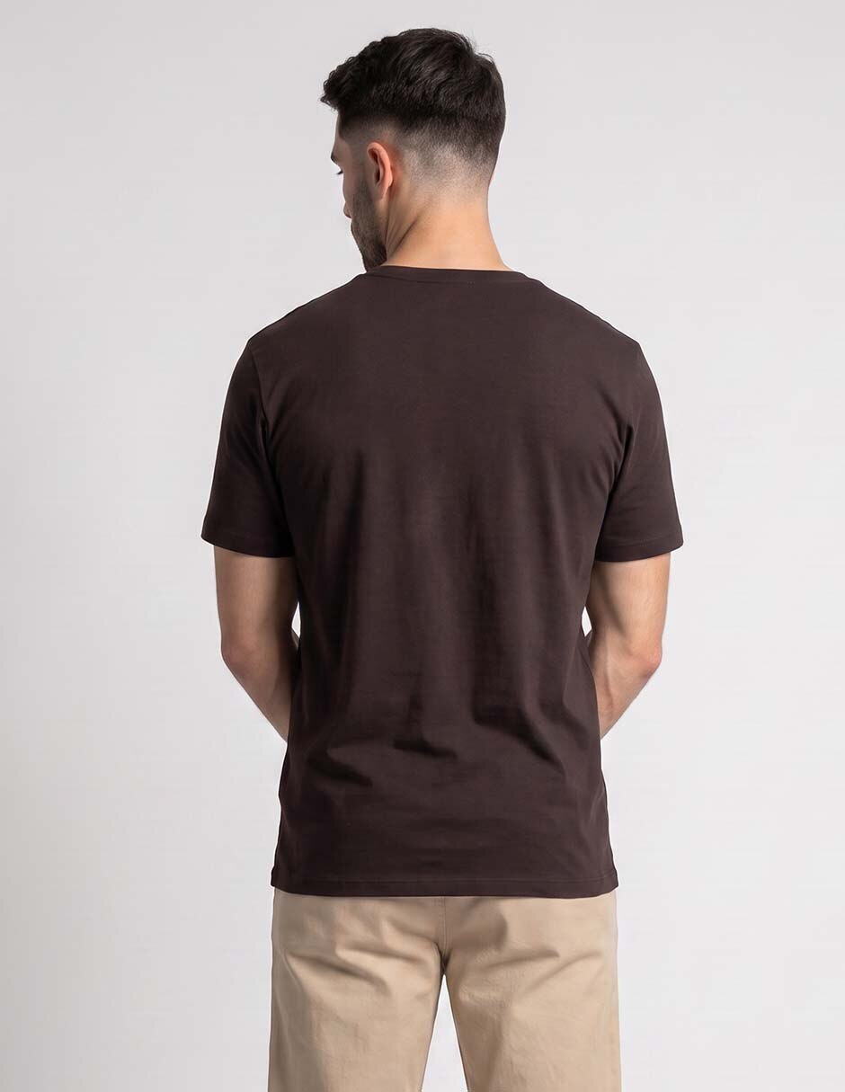 Playera contempo cuello redondo para hombre