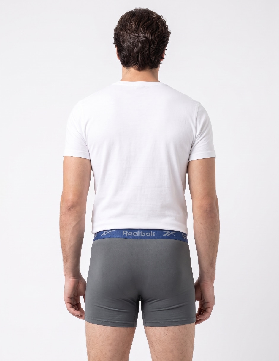 Set bóxer trunk de algodón para hombre 3 piezas 2