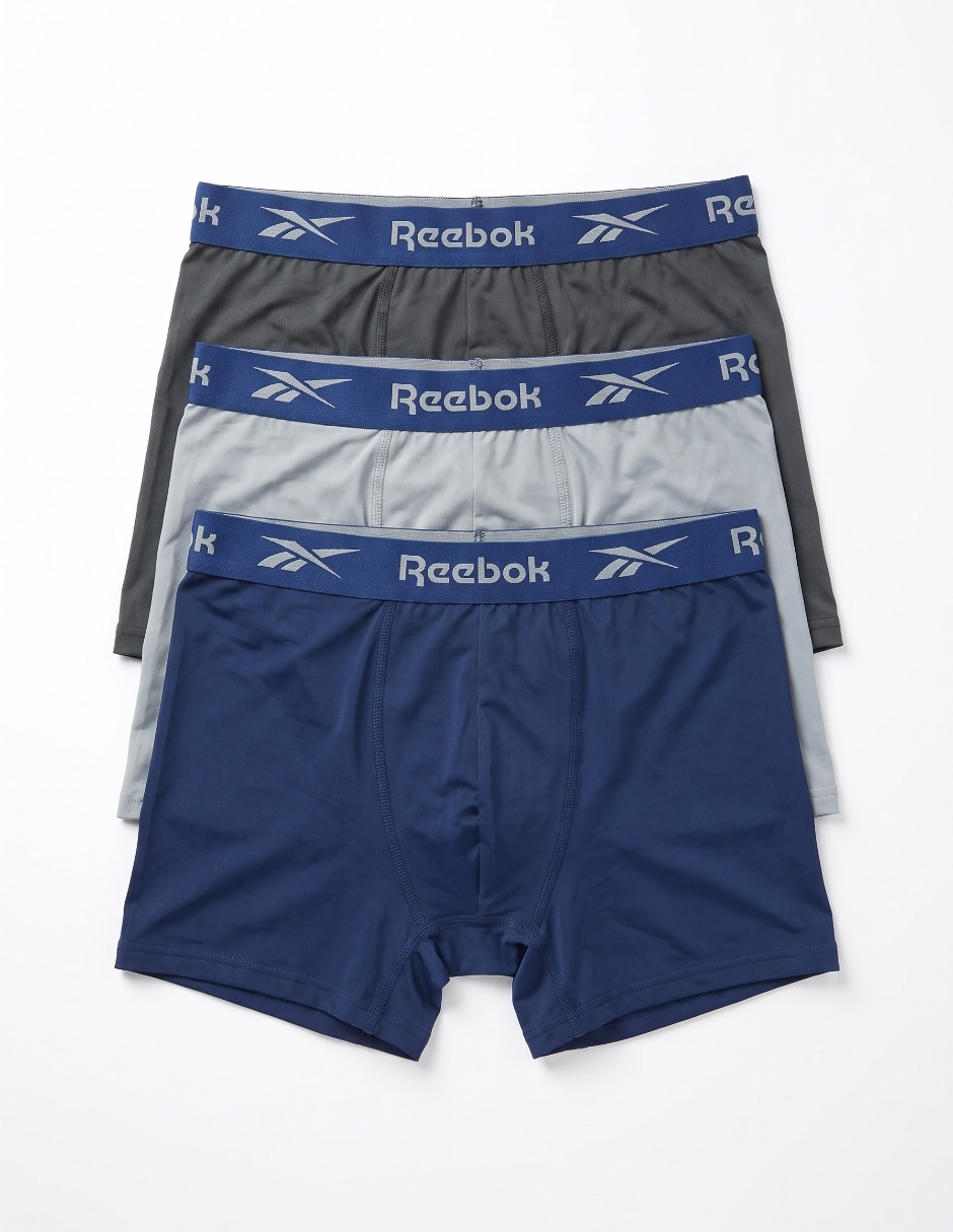 Set bóxer trunk de algodón para hombre 3 piezas 4