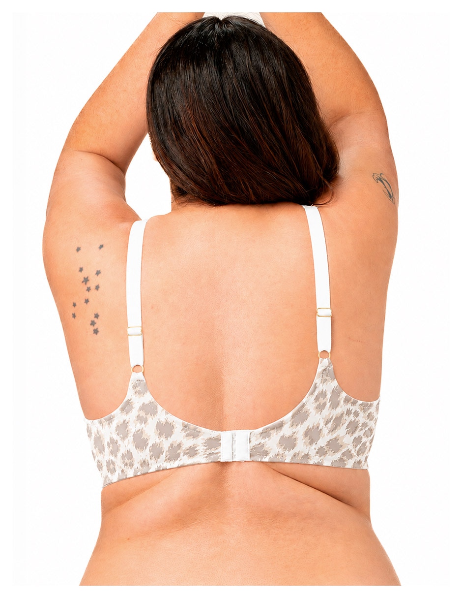 Brassiere demi con copa para mujer 2