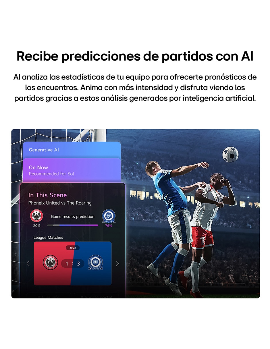 Pantalla Smart TV QNED de 55 pulgadas 4K/UHD 55QNED81BSG con AI webOS 15