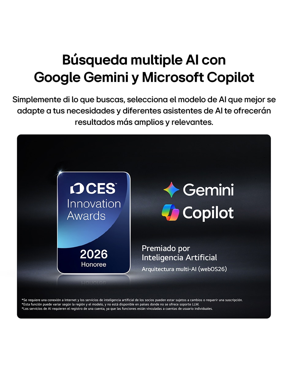 Pantalla Smart TV QNED de 55 pulgadas 4K/UHD 55QNED81BSG con AI webOS