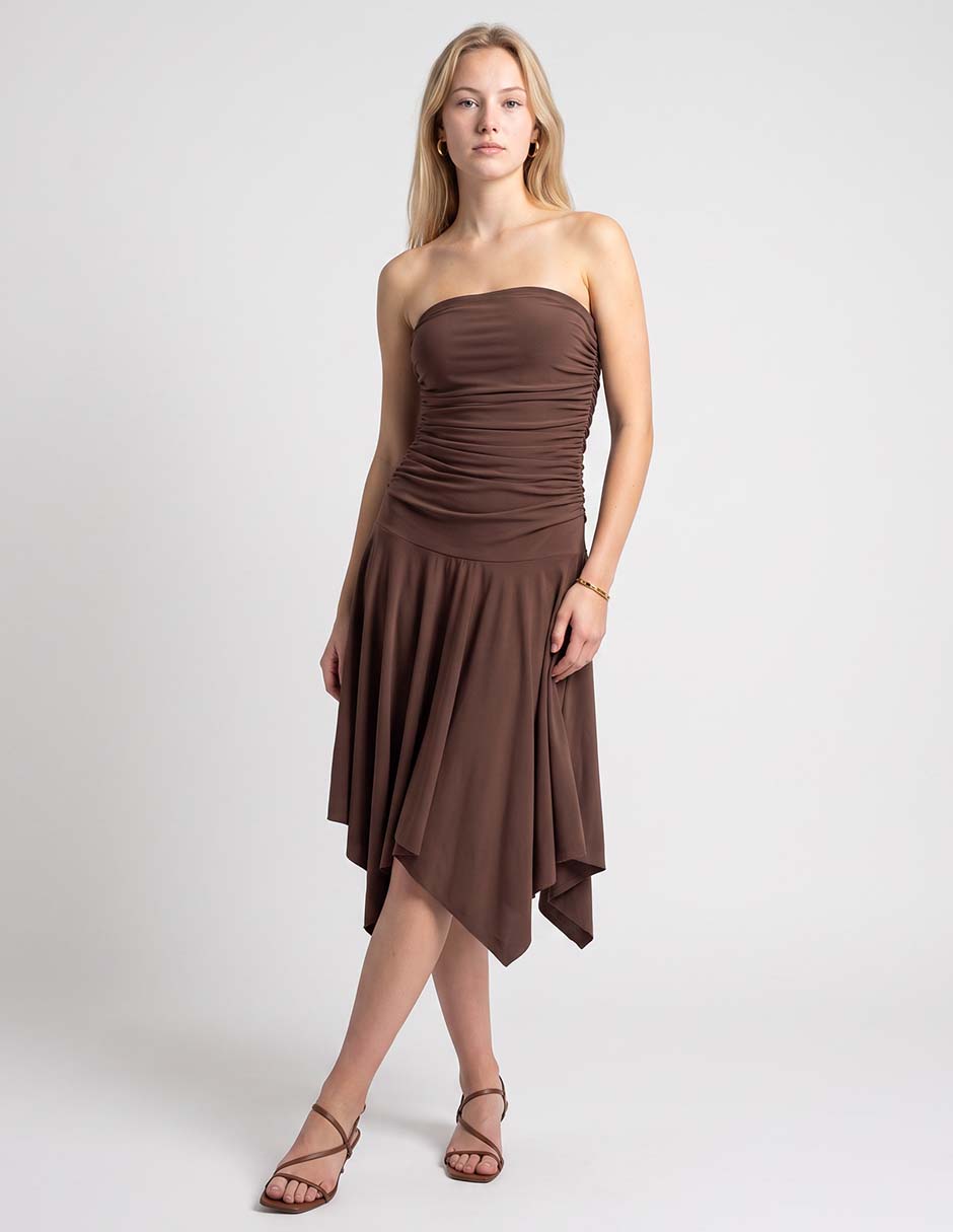 Vestido arriba de la rodilla de fiesta escote medio Vestido arriba de la rodilla de fiesta escote medio