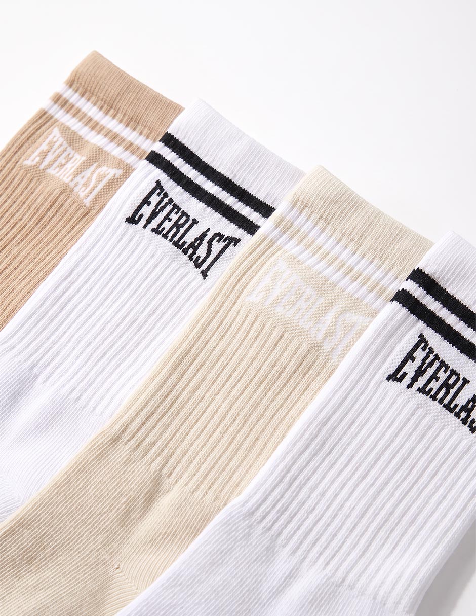 Calceta de algodón para hombre 4 pares 3
