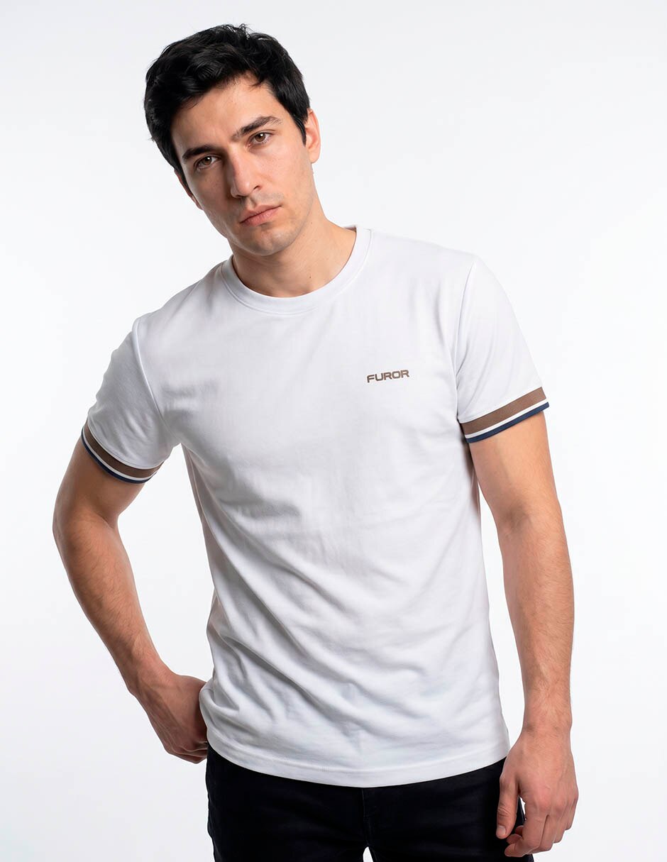 Playera cuello redondo para hombre Playera cuello redondo para hombre