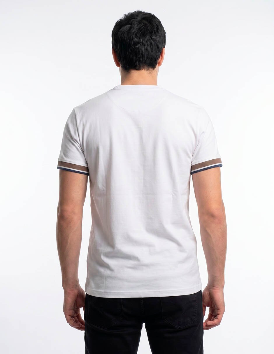 Playera cuello redondo para hombre 2