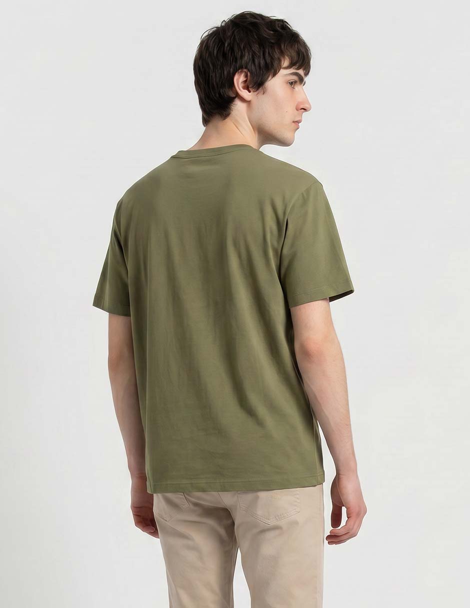 Playera cuello redondo para hombre 2