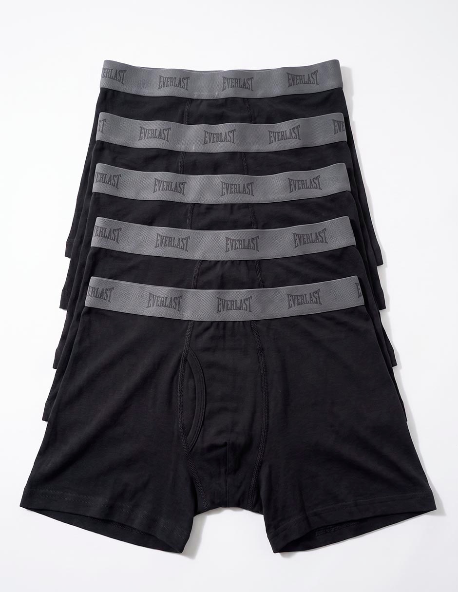 Set bóxer everlast de algodón para hombre 5 piezas