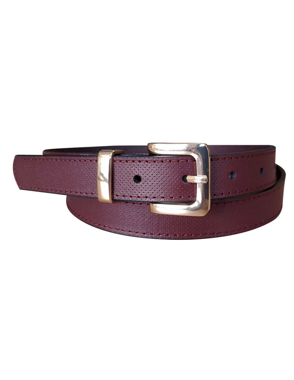 Cinturón casual de piel para mujer