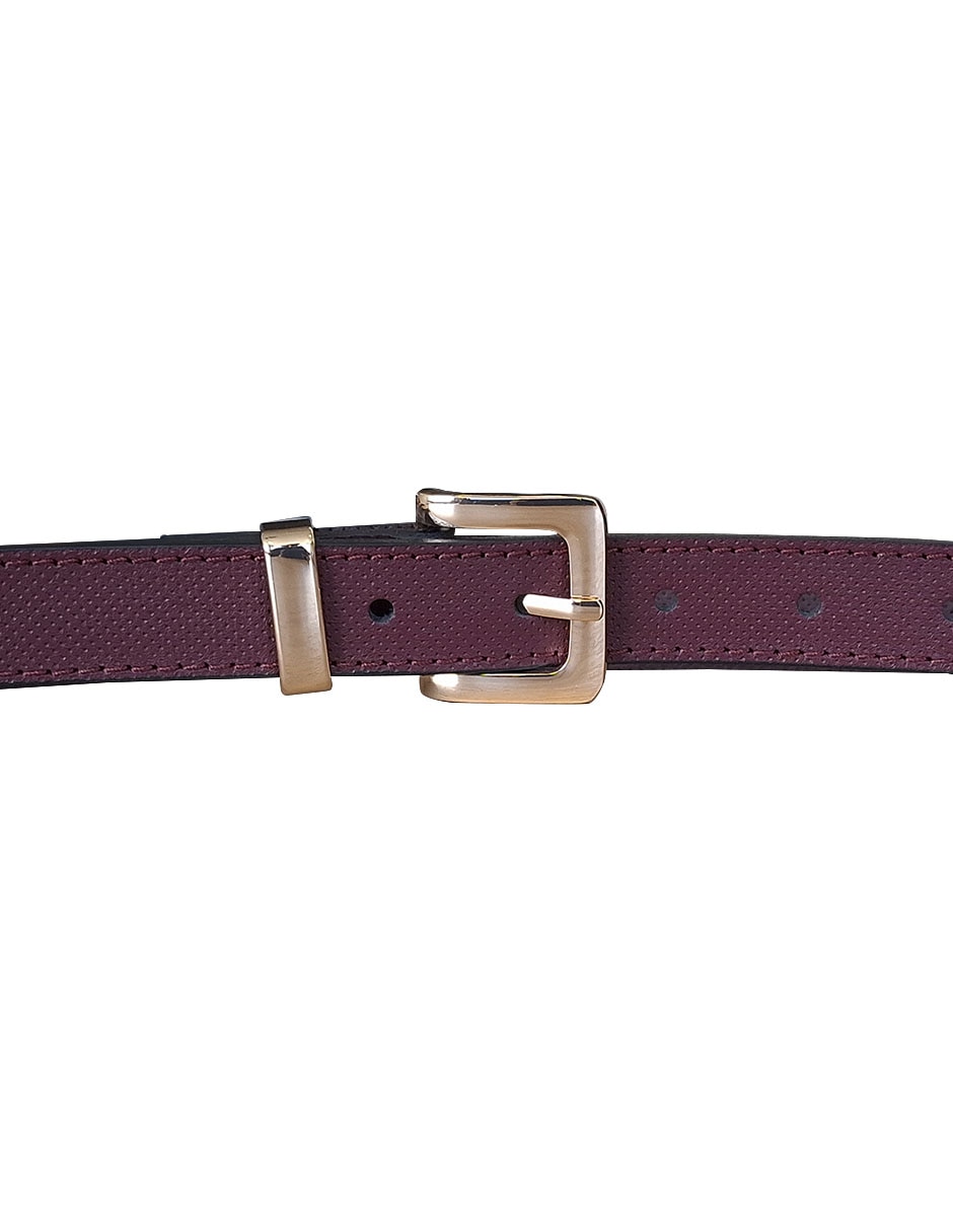 Cinturón casual de piel para mujer