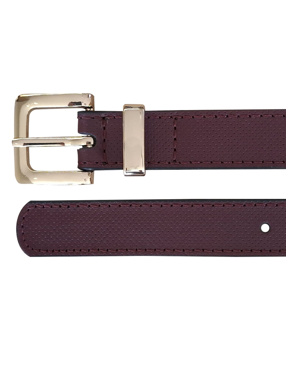 Cinturón casual de piel para mujer