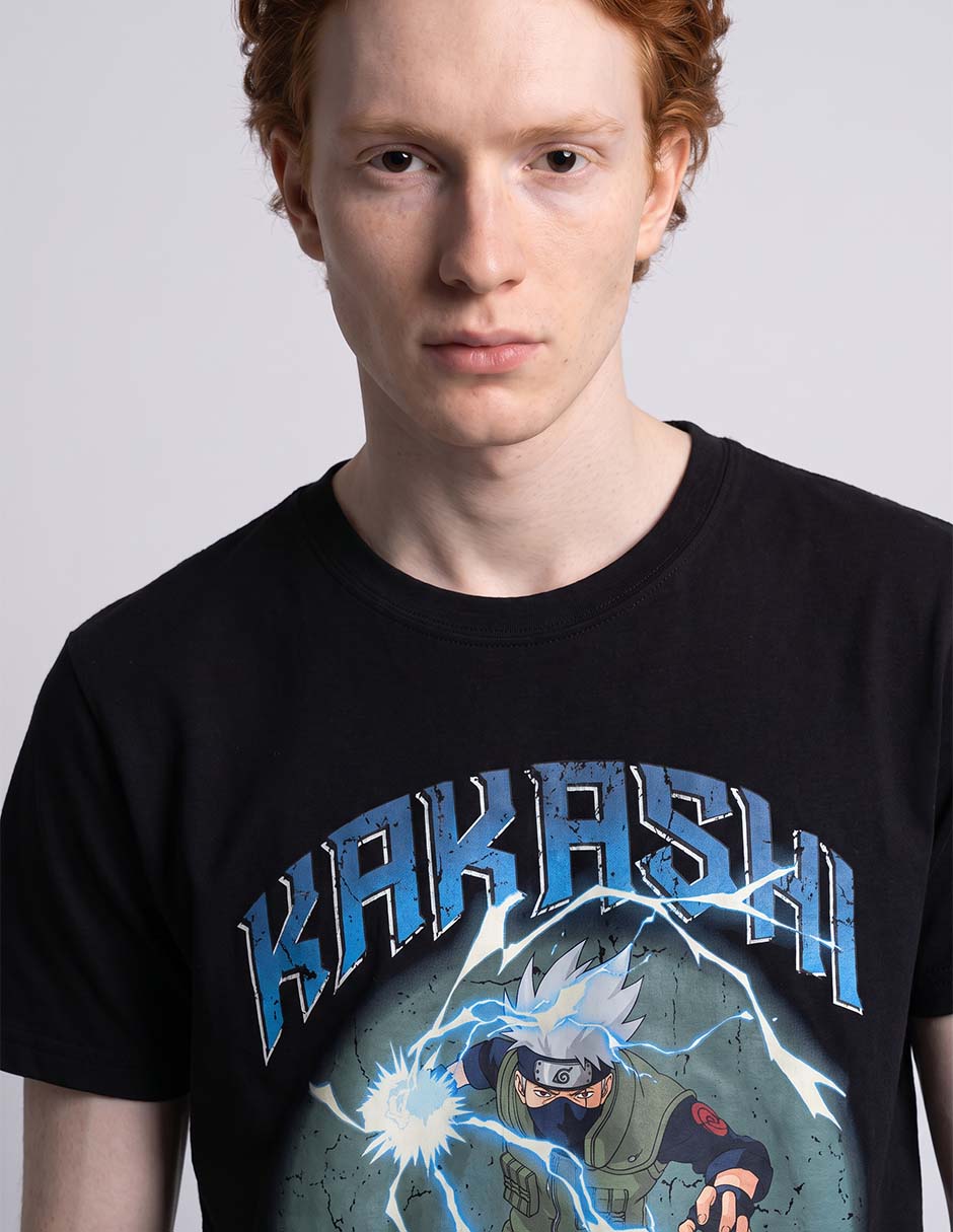 Playera kakashi hatake cuello redondo para hombre 3