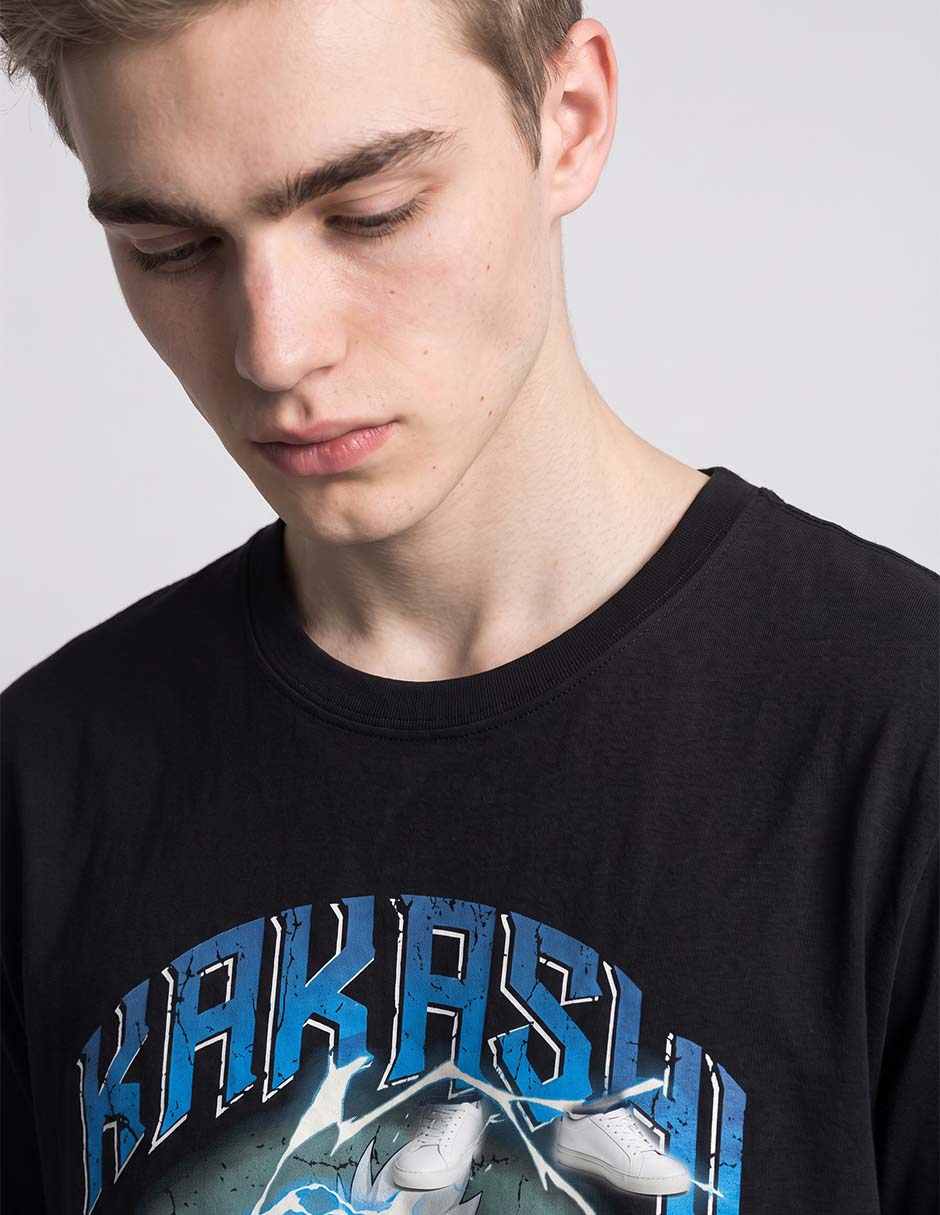 Playera kakashi hatake cuello redondo para hombre 4