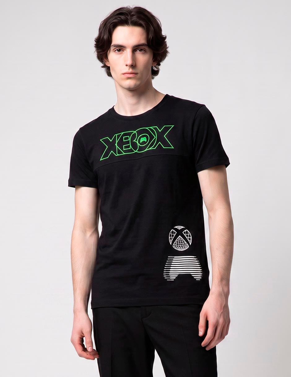 Playera xbox cuello redondo para hombre