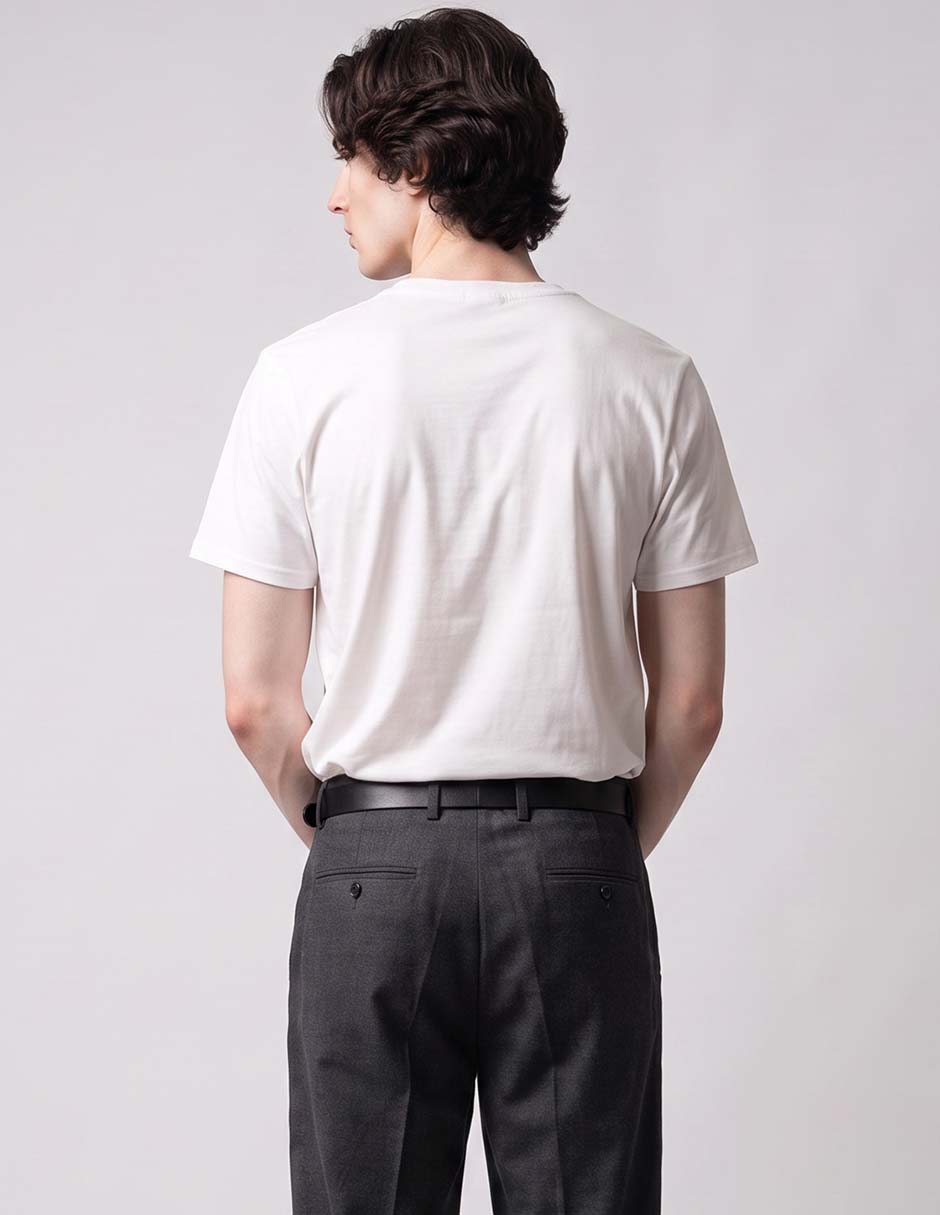 Playera cuello redondo para hombre 2
