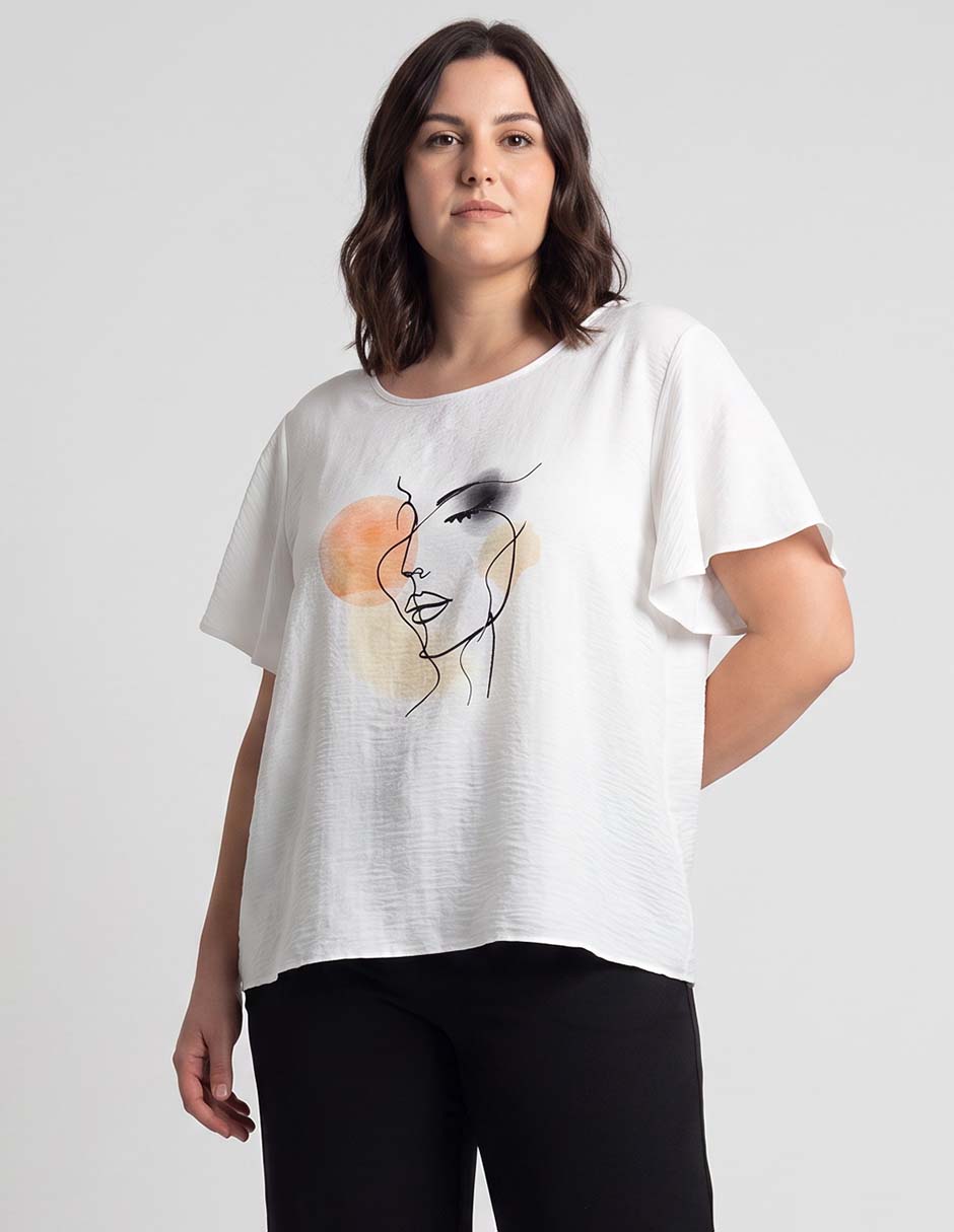Blusa manga corta para mujer Blusa manga corta para mujer