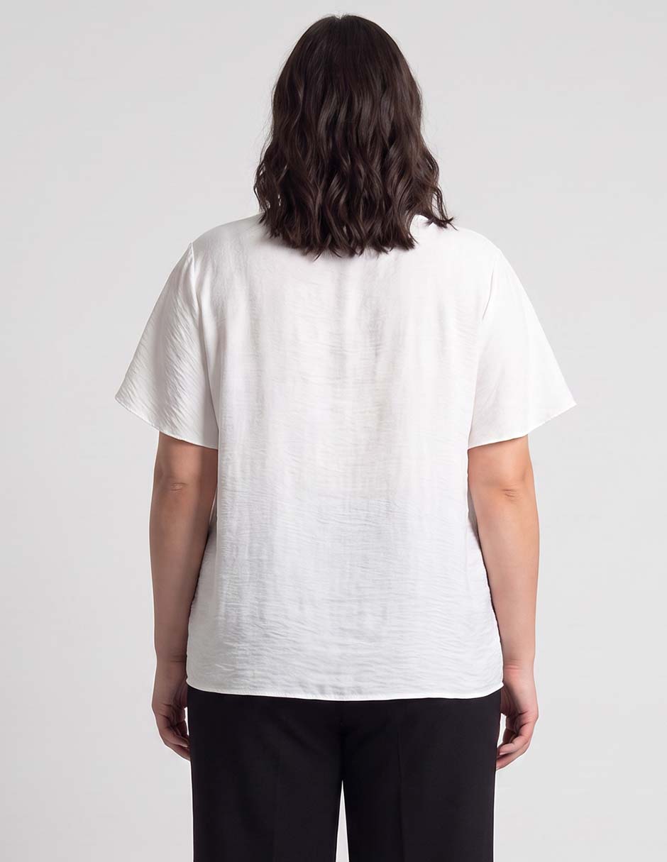 Blusa manga corta para mujer 2